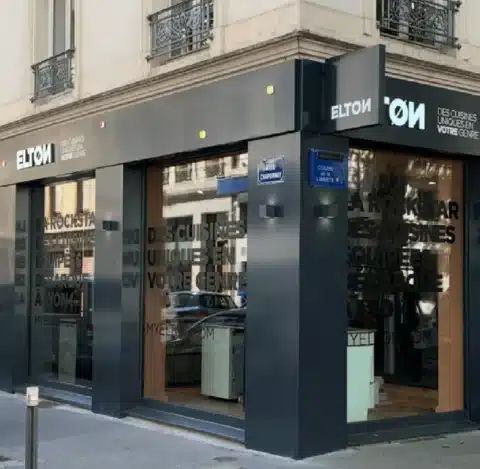 Façade du magasin Elton de Lyon centre