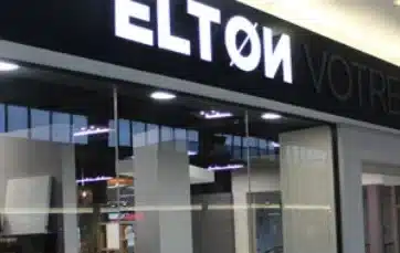 Façade du magasin Elton de Domus